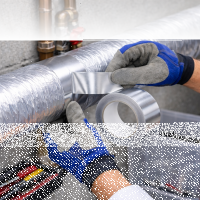 Alu-Dichtband selbstklebend 10m x 48 mm