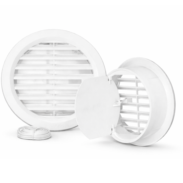 Lüftungsgitter mit Rückstauklappe