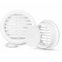 Lüftungsgitter mit Rückstauklappe