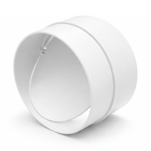 Verbinder mit Rückstauklappe