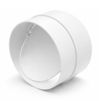 Verbinder mit Rückstauklappe