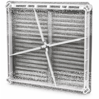 Lüftungsgitter mit Insektenschutz und Einbaurahmen