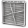 Lüftungsgitter mit Insektenschutz und Einbaurahmen